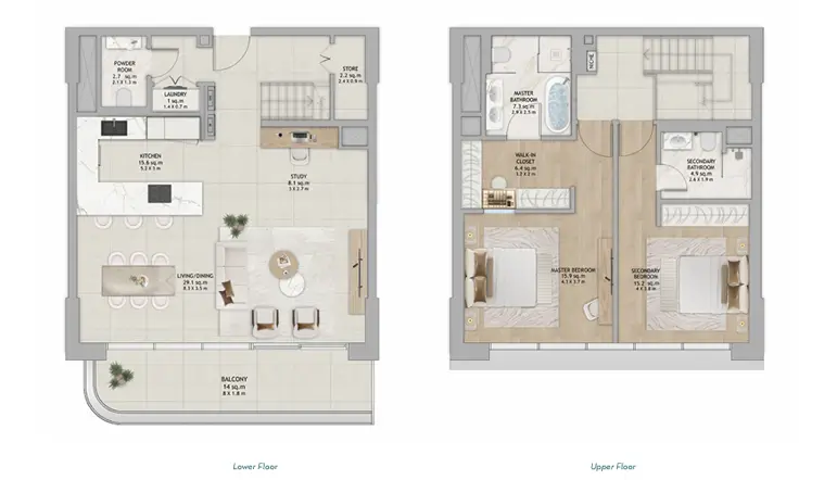 2-Bedroom Townhouse